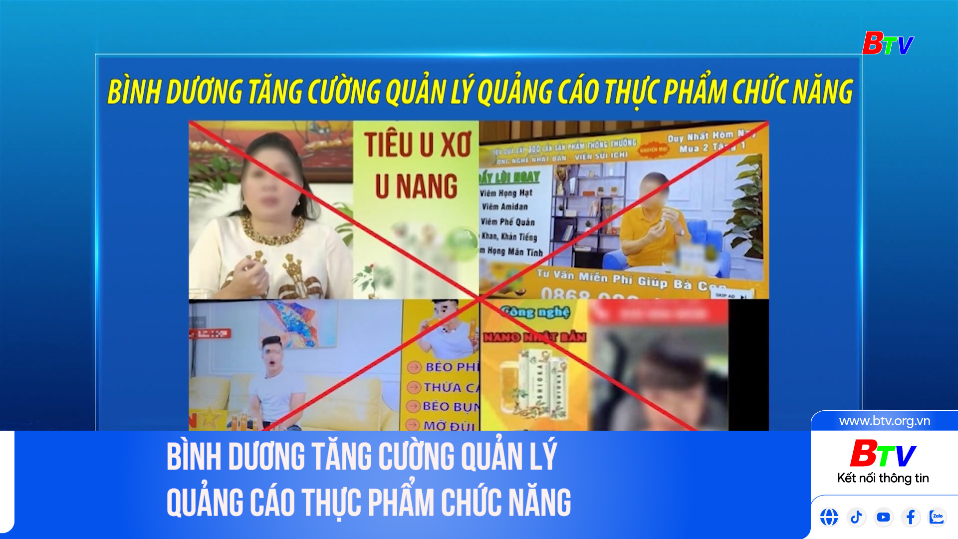 Bình Dương tăng cường quản lý quảng cáo thực phẩm chức năng