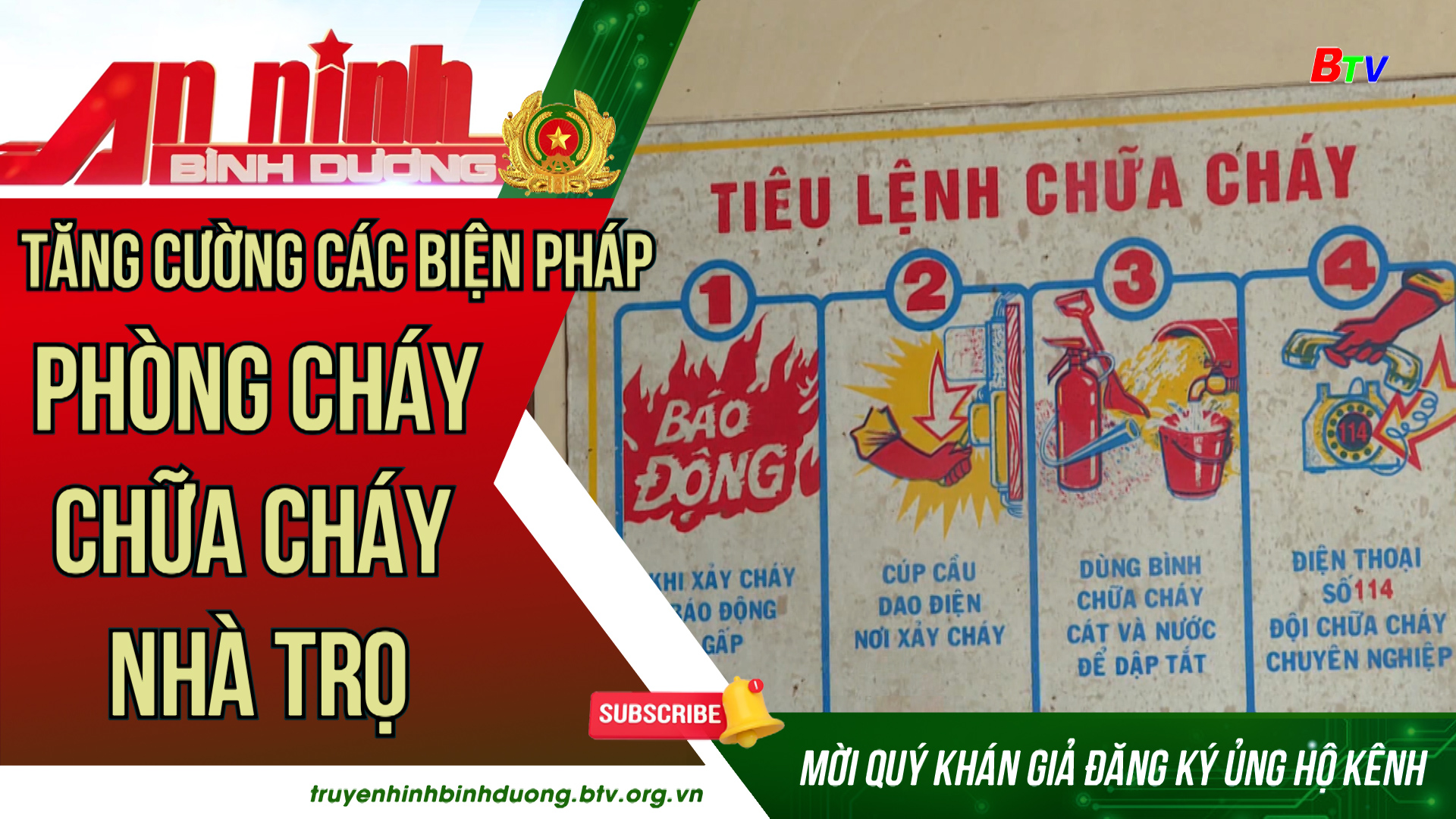 Tăng cường các biện pháp phòng cháy chữa cháy nhà trọ