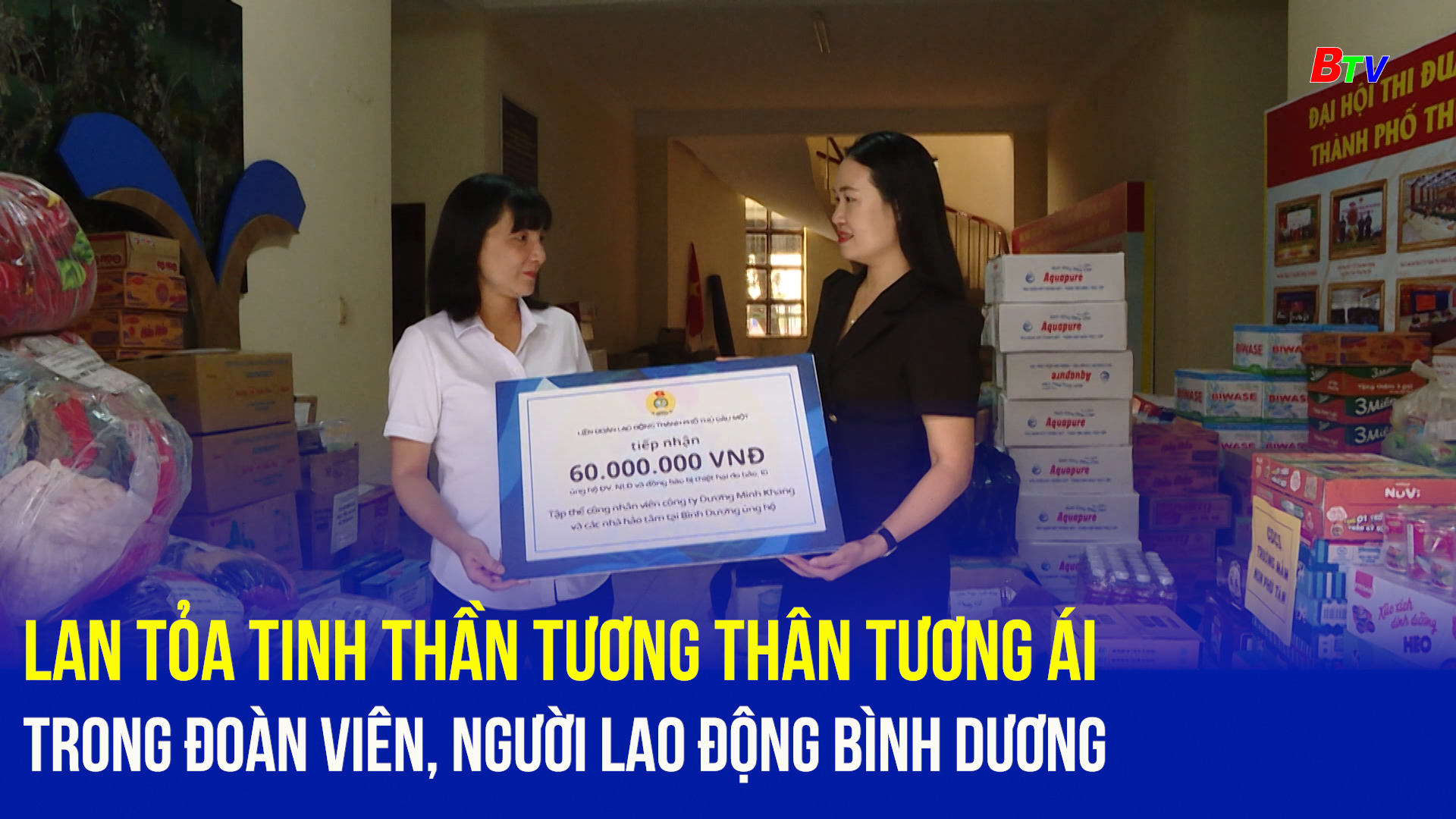 Lan tỏa tinh thần tương thân tương ái trong đoàn viên, người lao động Bình Dương