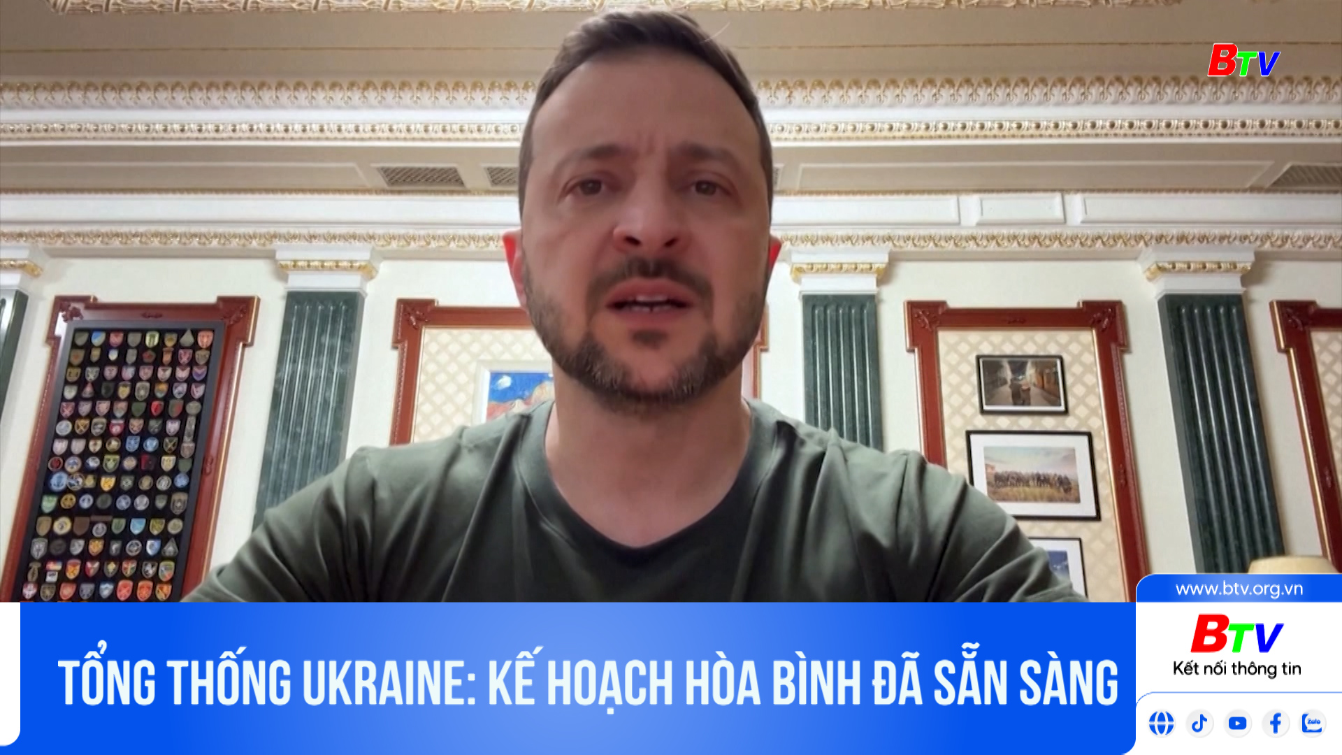 Tổng thống Ukraine: Kế hoạch hòa bình đã sẵn sàng