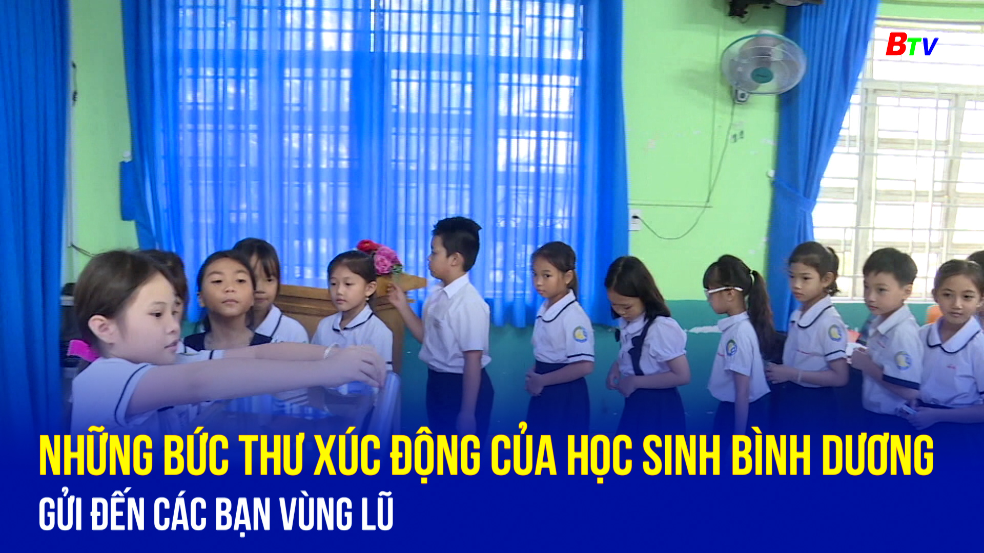 Những bức thư xúc động của học sinh Bình Dương gửi đến các bạn vùng lũ