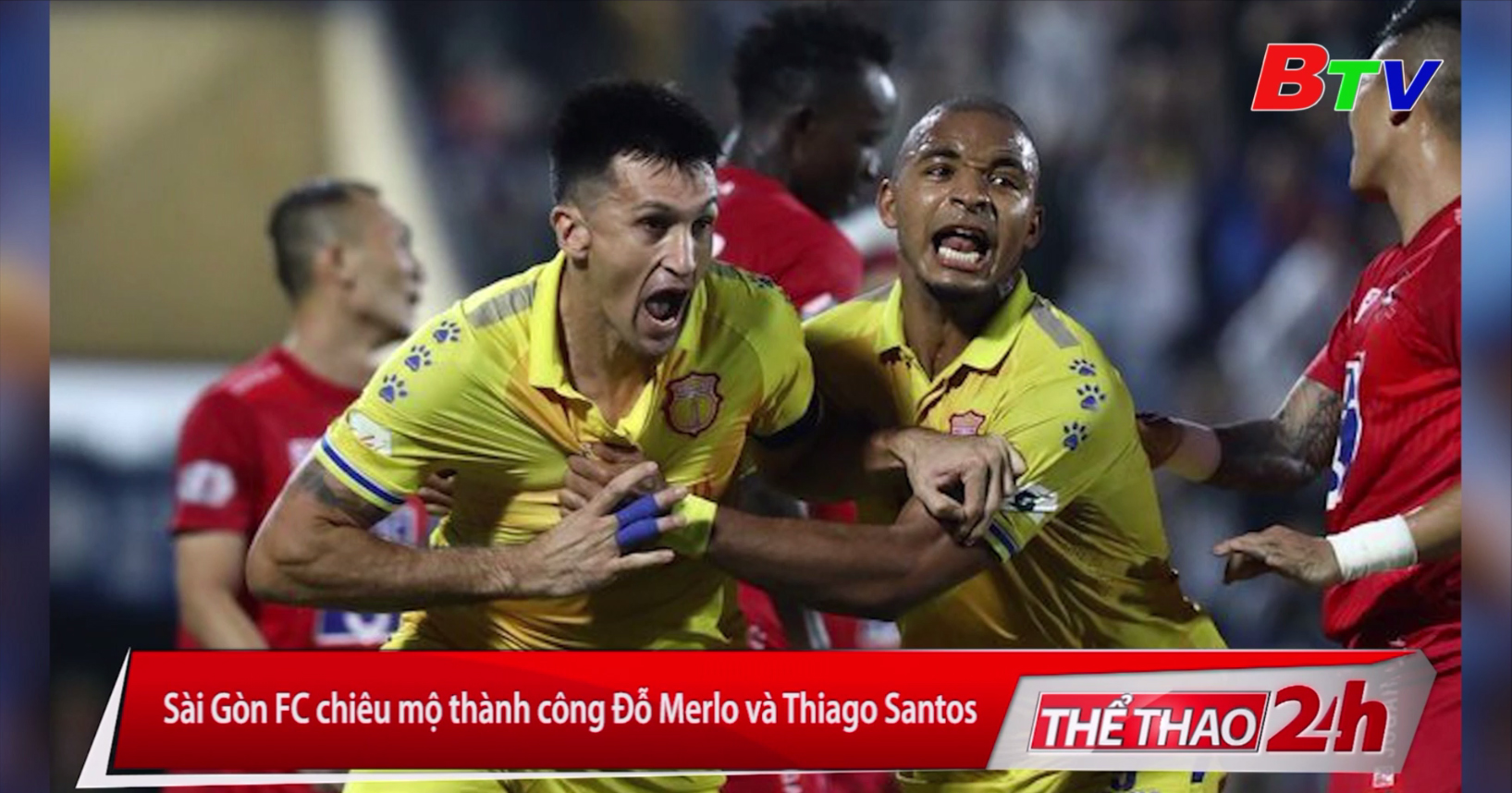 Sài Gòn FC chiêu mộ thành công Đỗ Merlo và Thiago Santos