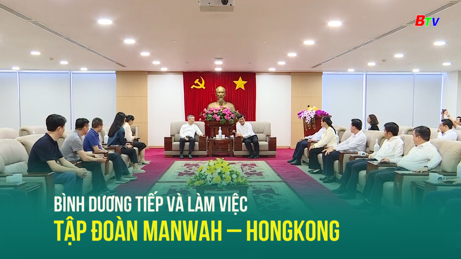 Bình Dương tiếp và làm việc Tập đoàn Manwah - Hongkong