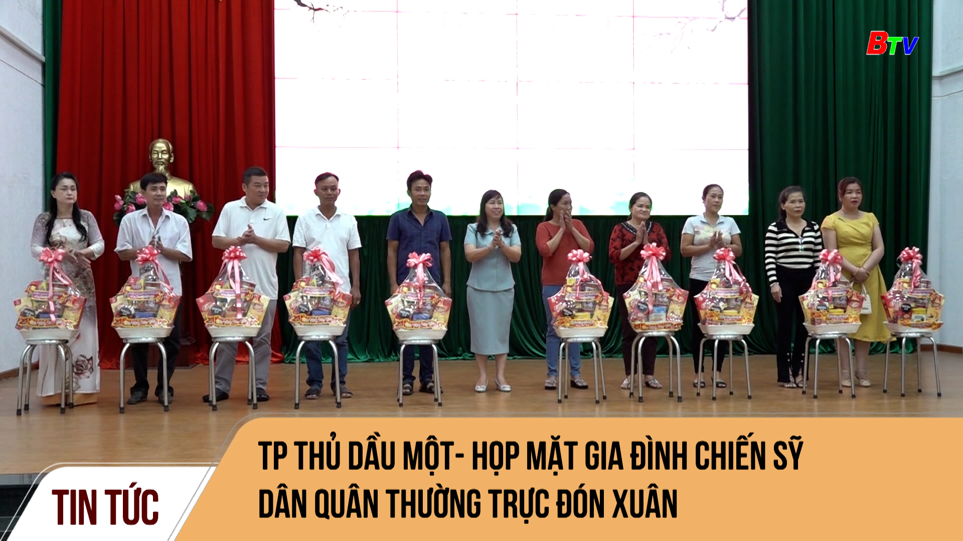 Tp Thủ Dầu Một-Họp mặt gia đình chiến sỹ dân quân thường trực đón xuân