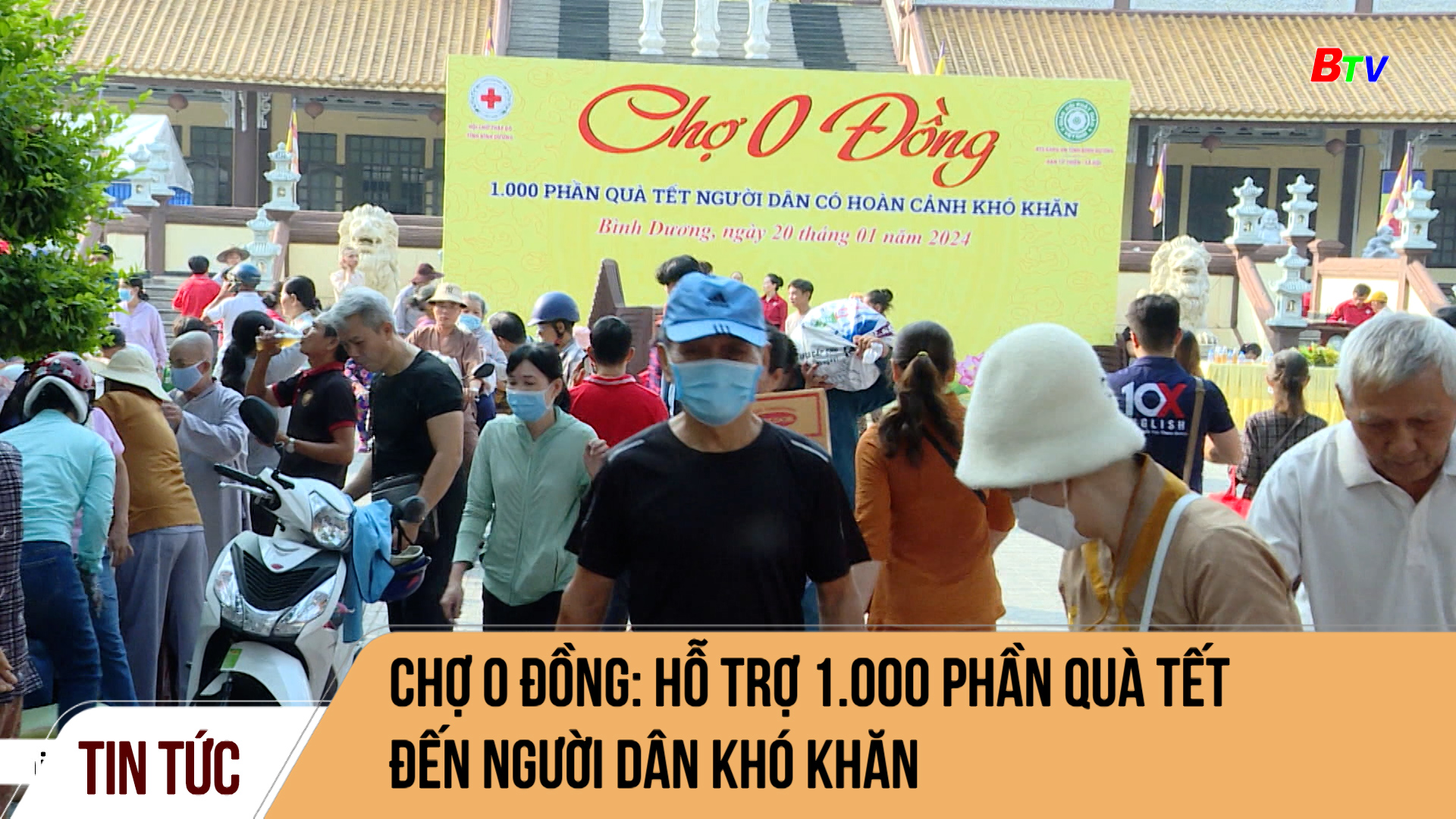 Chợ 0 đồng: hỗ trợ 1.000 phần quà tết đến người dân khó khăn