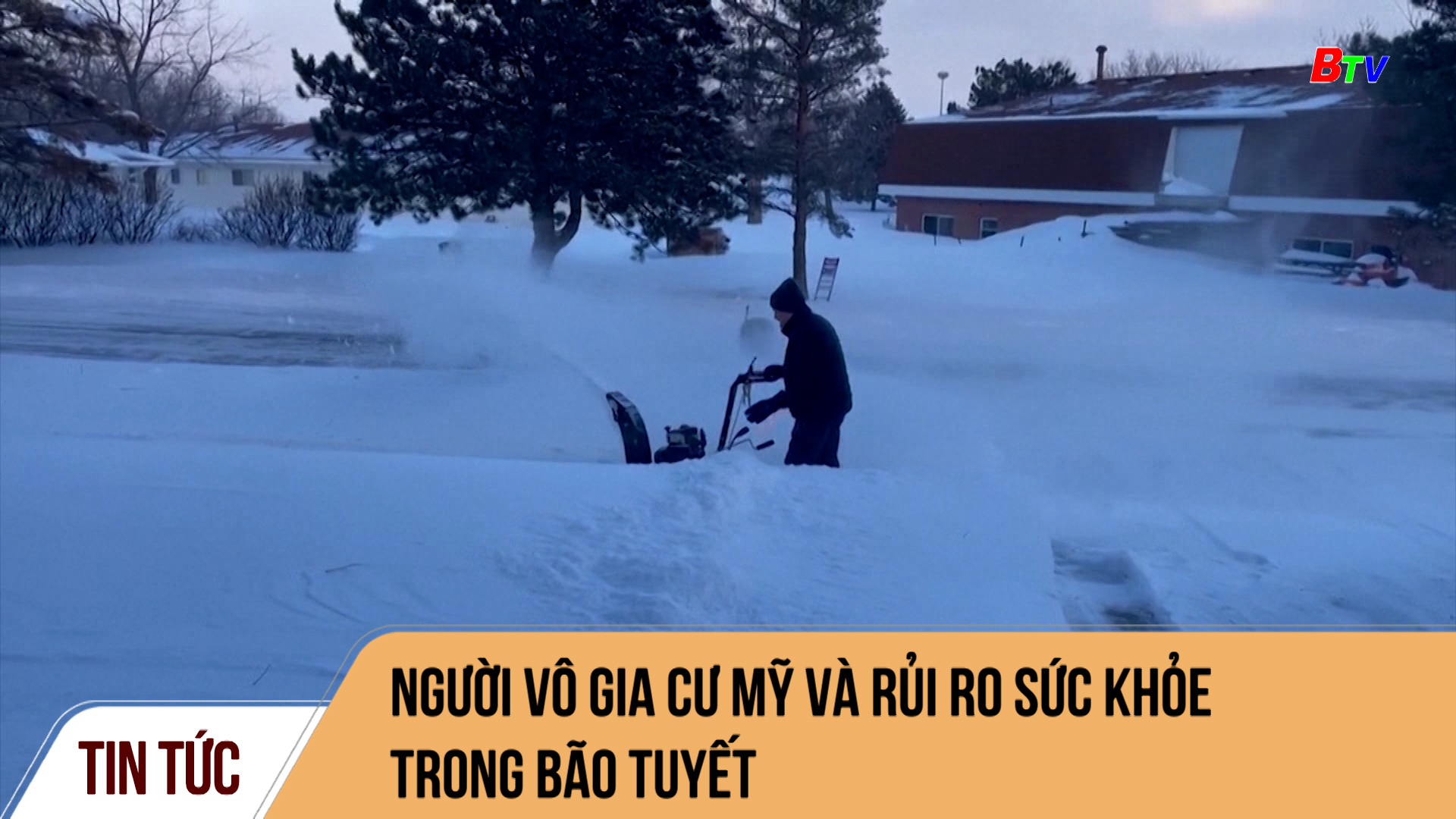 Người vô gia cư Mỹ và rủi ro sức khỏe trong bão tuyết