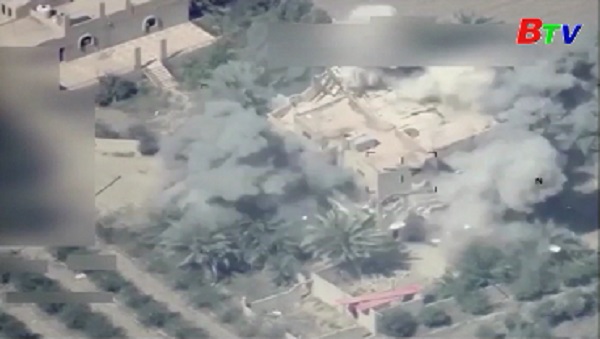 Iraq tiến hành cuộc không kích các mục tiêu IS tại Syria