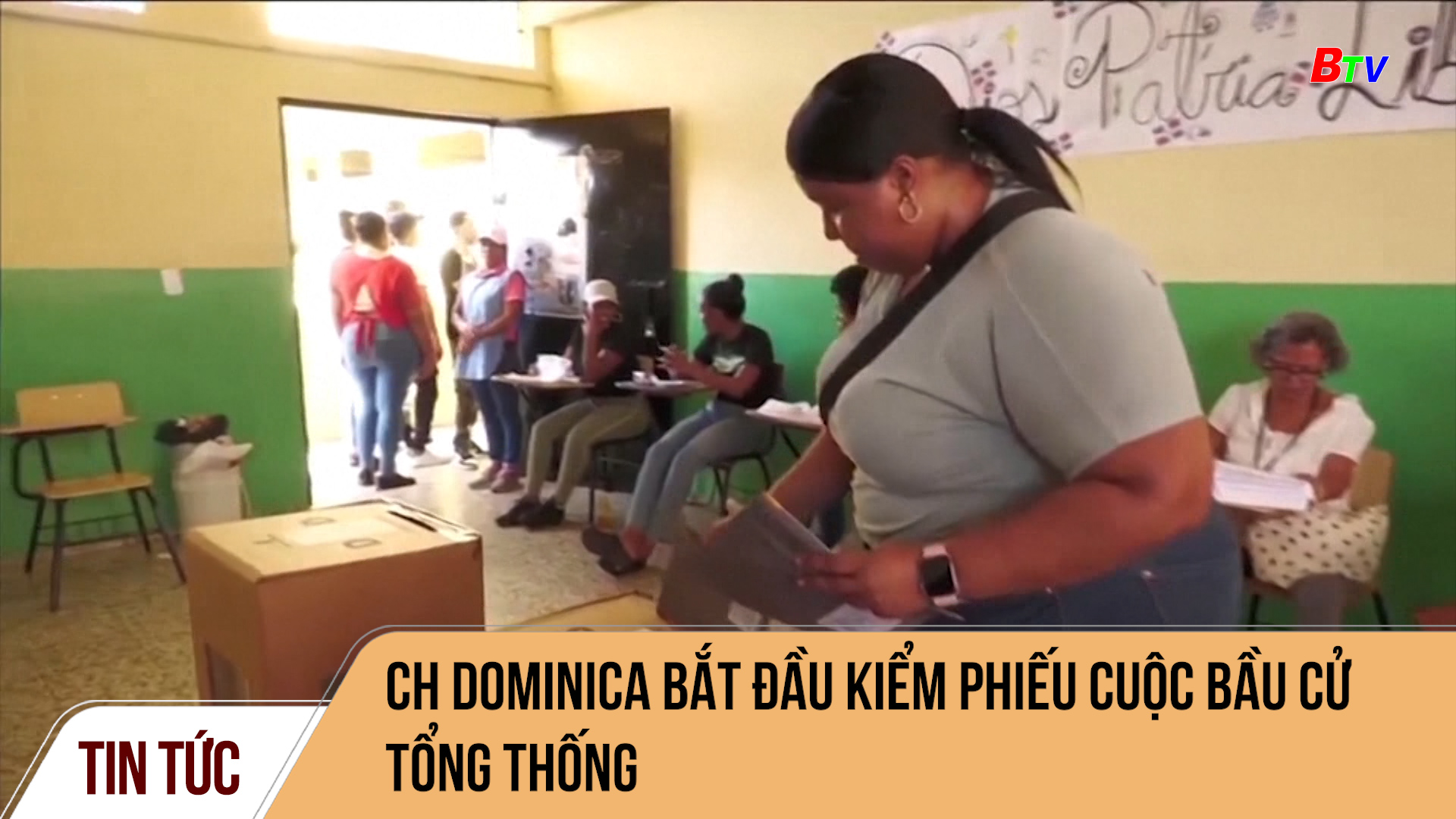 CH Dominica bắt đầu kiểm phiếu cuộc bầu cử Tổng thống