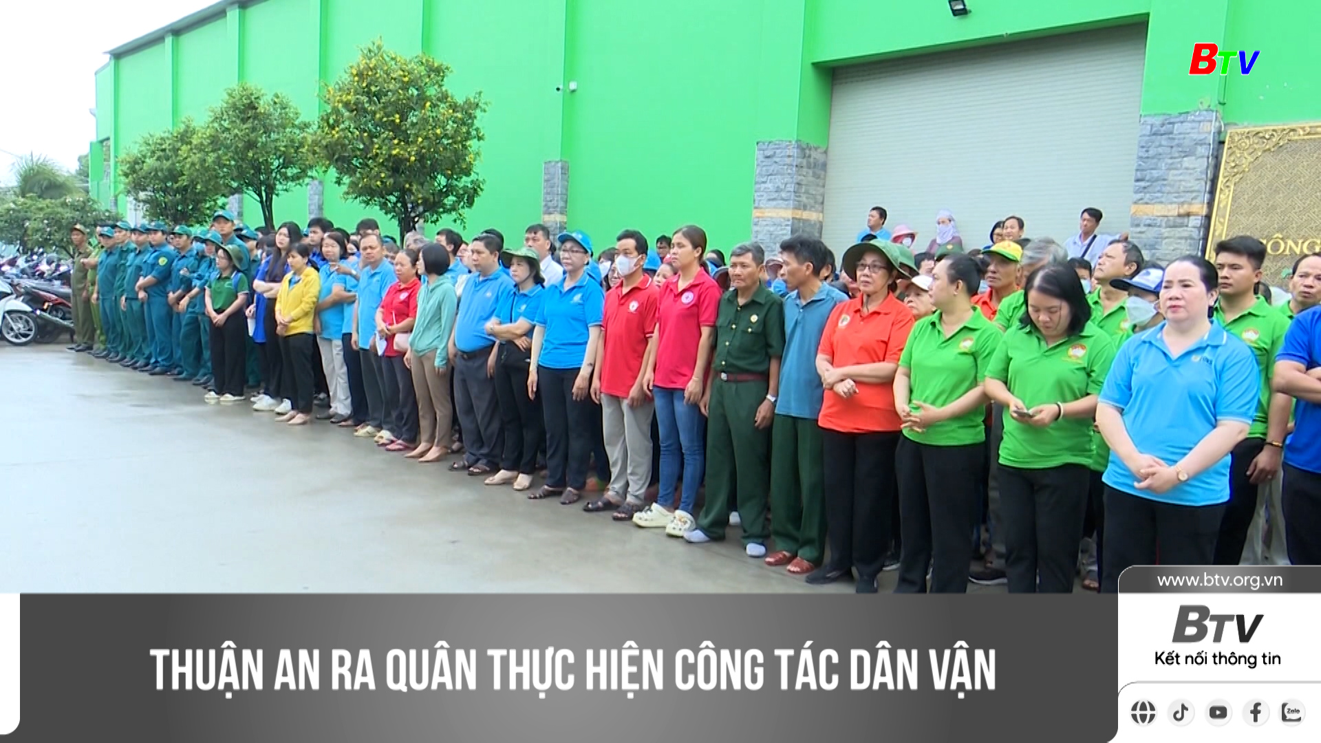 Thuận An ra quân thực hiện công tác dân vận