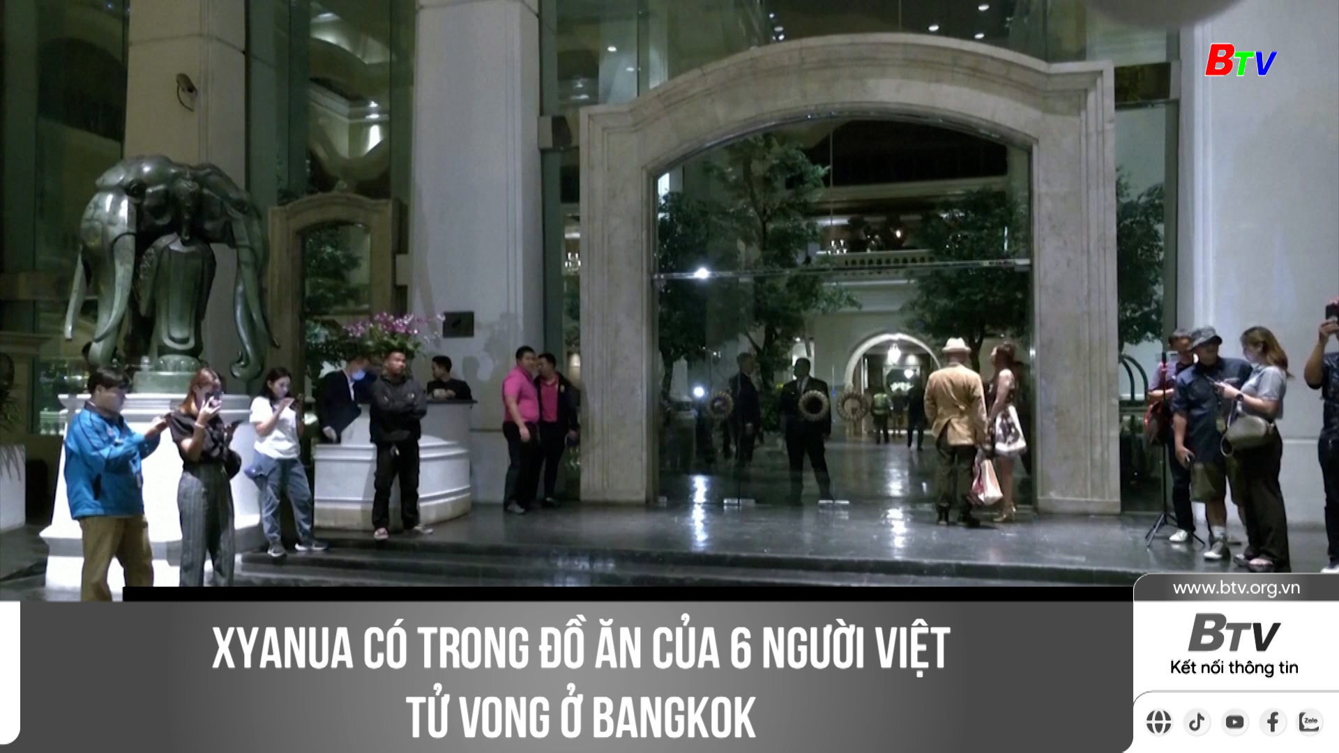 Xyanua có trong đồ ăn của 6 người Việt tử vong ở Bangkok
