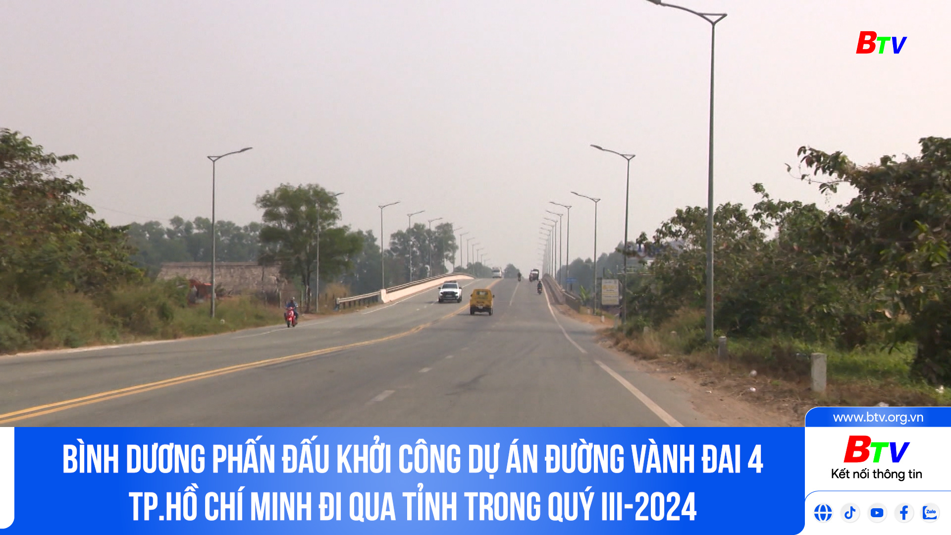 Bình Dương phấn đấu khởi công dự án đường Vành đai 4 TP.Hồ Chí Minh đi qua Tỉnh trong Quý III-2024