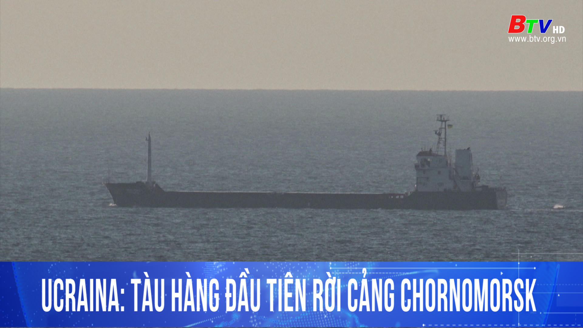 Ucraina: tàu hàng đầu tiên rời cảng Chornomork