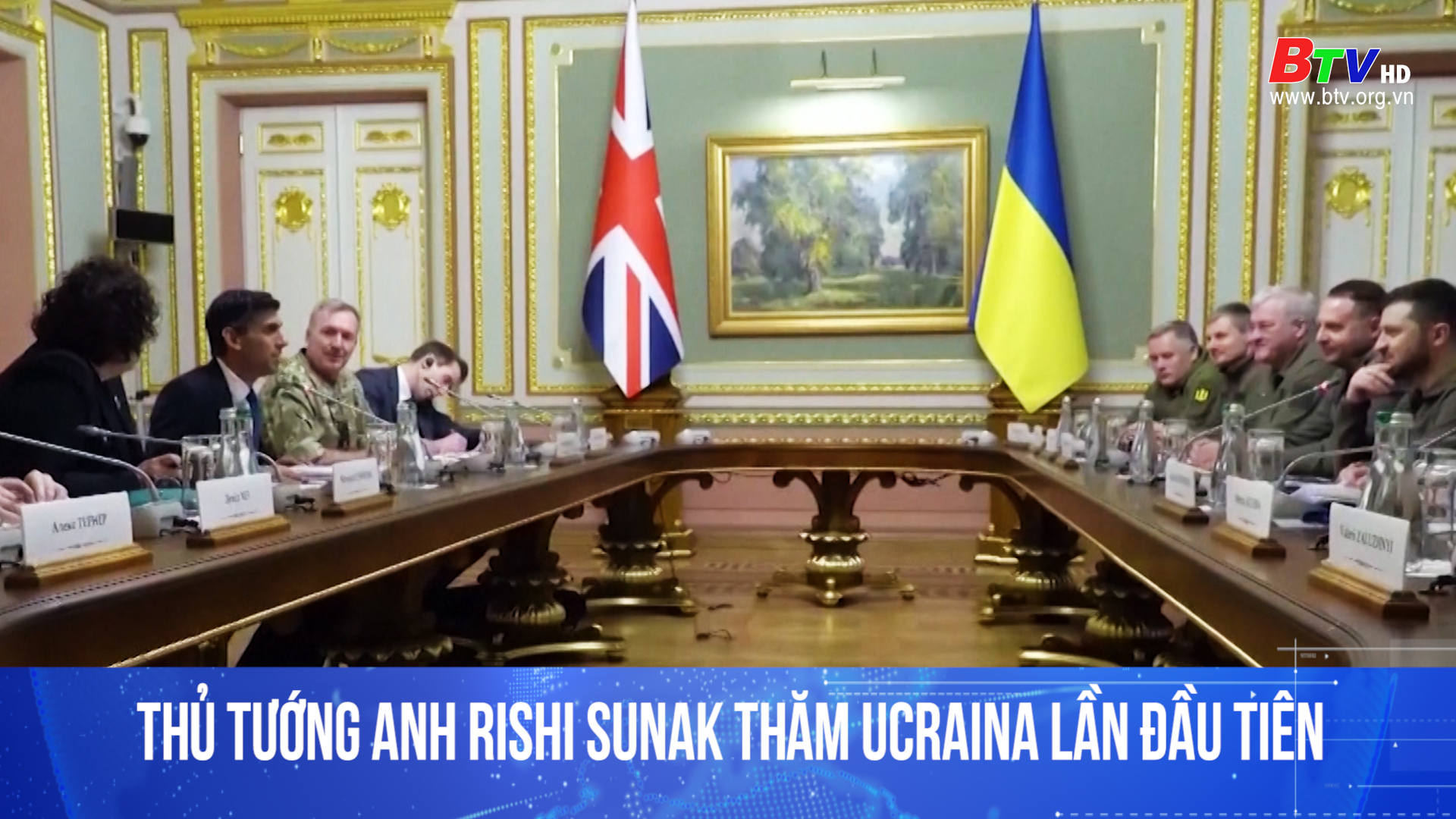 Thủ tướng Anh Rishi Sunak thăm Ucraina lần đầu tiên