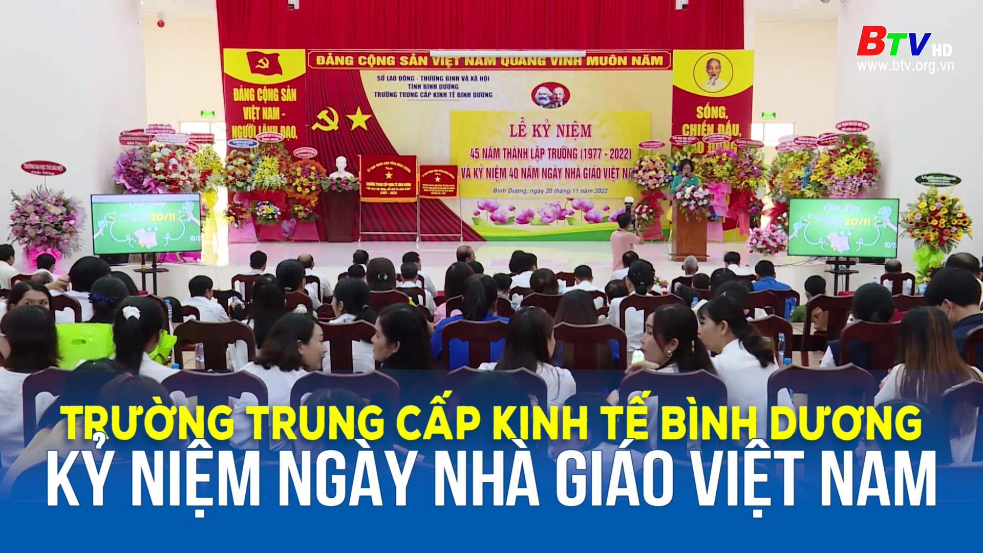 Trường Trung cấp Kinh tế Bình Dương kỷ niệm ngày Nhà giáo Việt Nam 