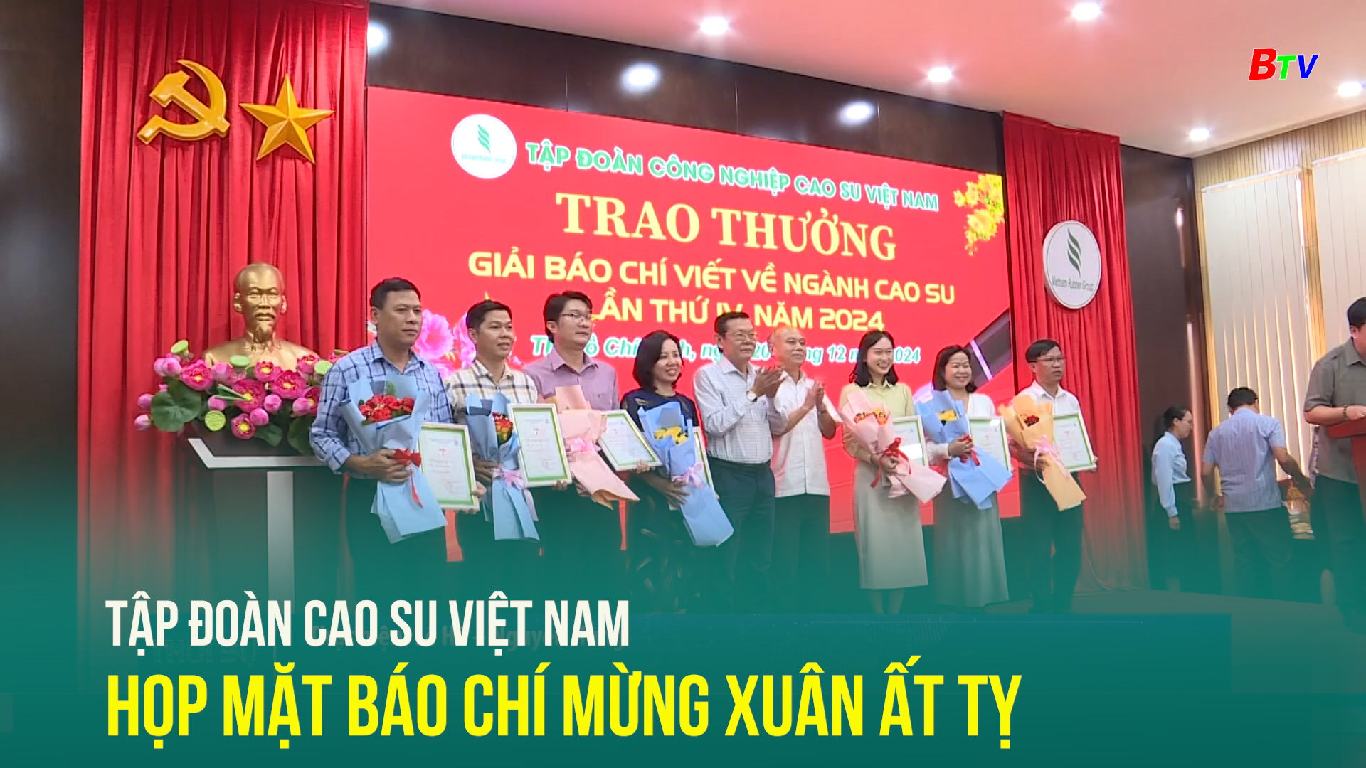 Tập đoàn cao su Việt Nam họp mặt báo chí mừng Xuân Ất Tỵ