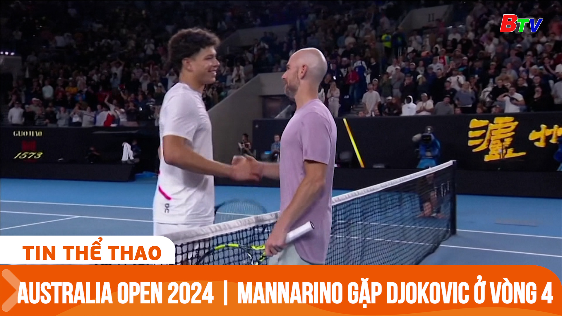 Diễn biến vòng 3 Australia Open 2024 | Mannarino đối đầu Djokovic ở vòng 4 | Tin Thể thao 24h