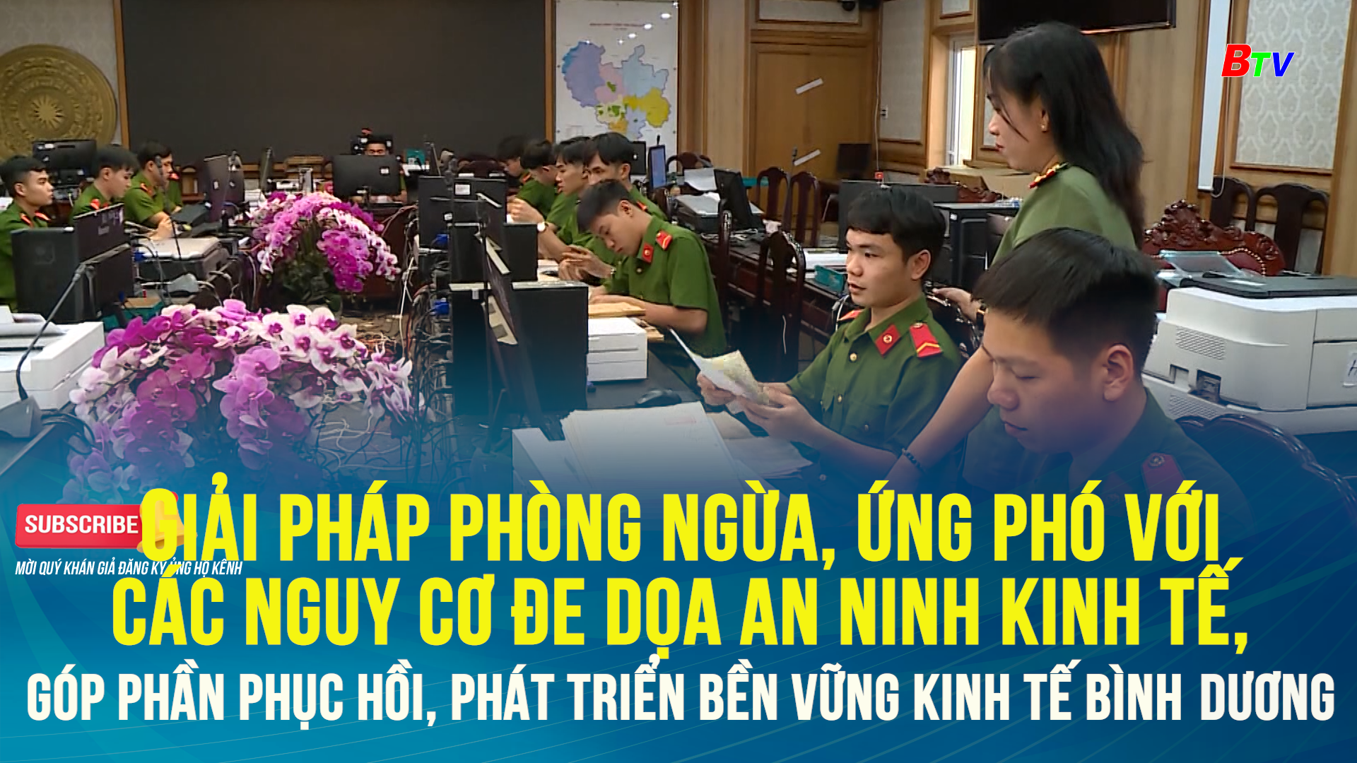 Giải pháp phòng ngừa ứng phó với các nguy cơ đe dọa an ninh kinh tế, góp phần phục hồi phát triển bền vững kinh tế Bình Dương