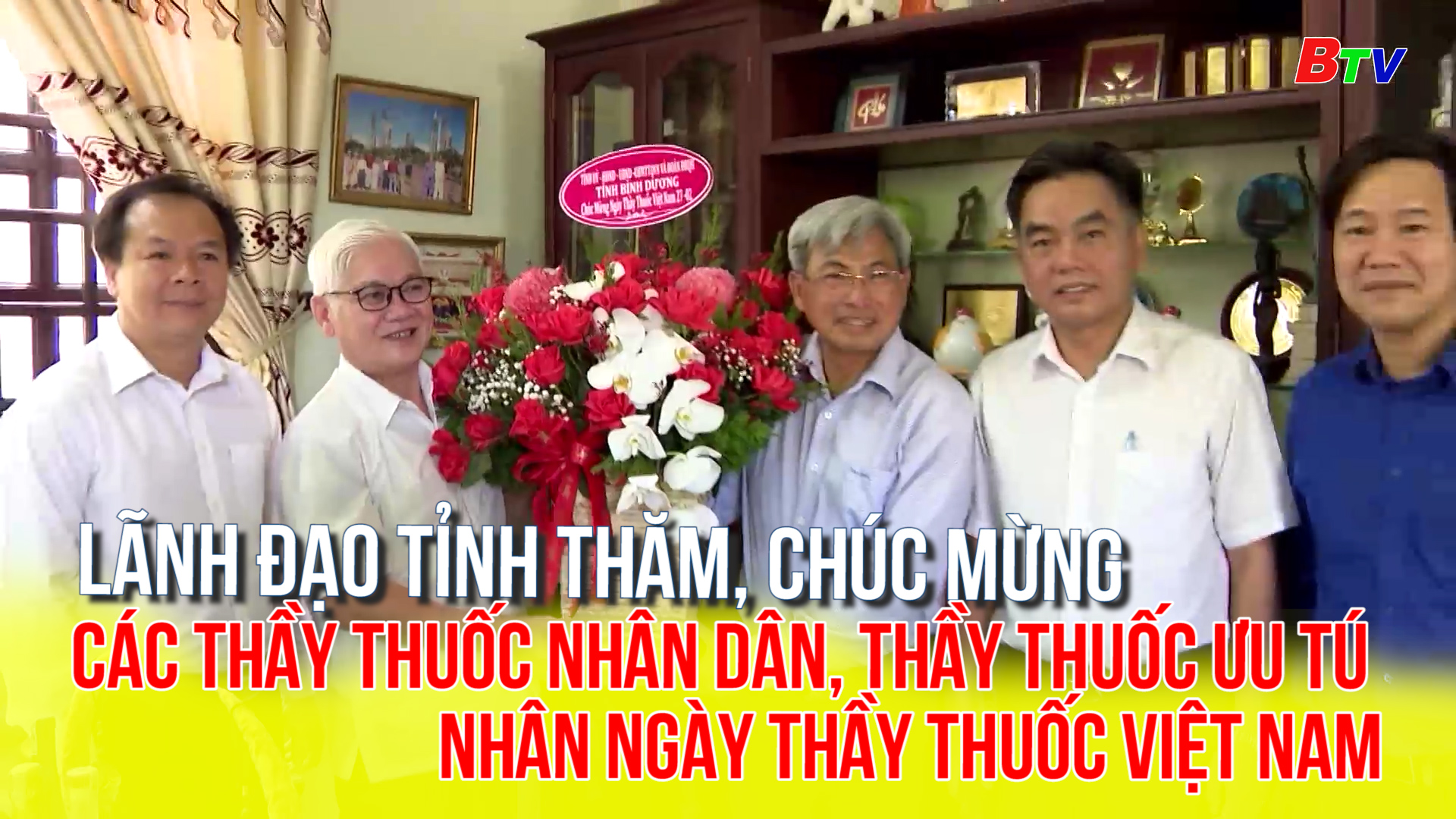Lãnh đạo tỉnh thăm, chúc mừng các Thầy thuốc nhân dân, Thầy thuốc ưu tú nhân ngày Thầy thuốc Việt Nam