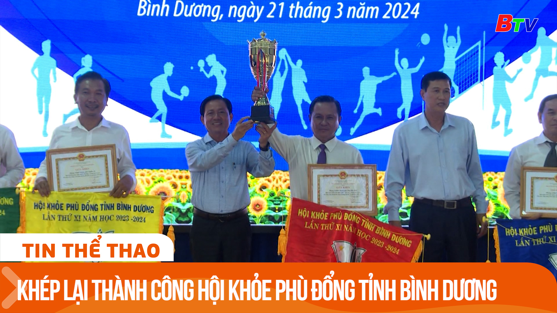 Khép lại thành công Hội khỏe Phù Đổng tỉnh Bình Dương năm học 2023/2024 | Tin Thể thao 24h