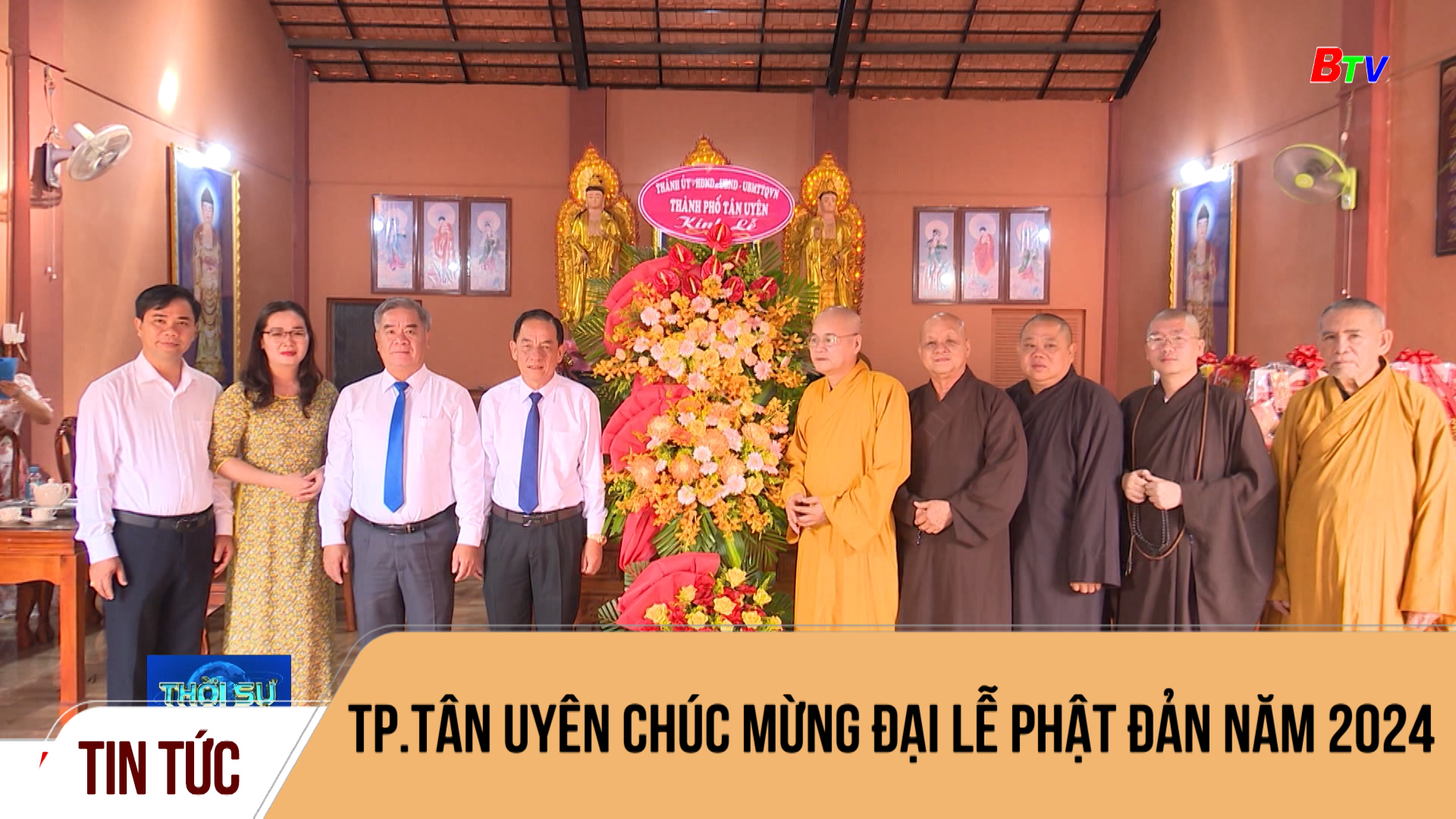 TP.Tân Uyên chúc mừng Đại lễ Phật đản năm 2024