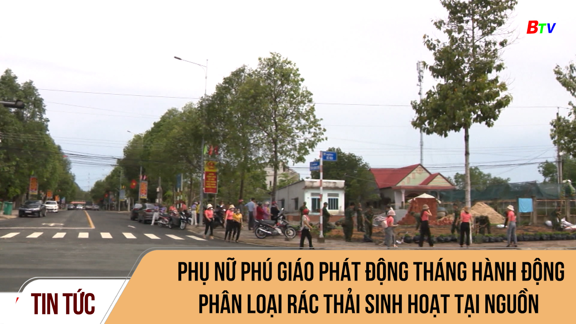 Phụ nữ Phú Giáo phát động tháng hành động phân loại rác thải sinh hoạt tại nguồn