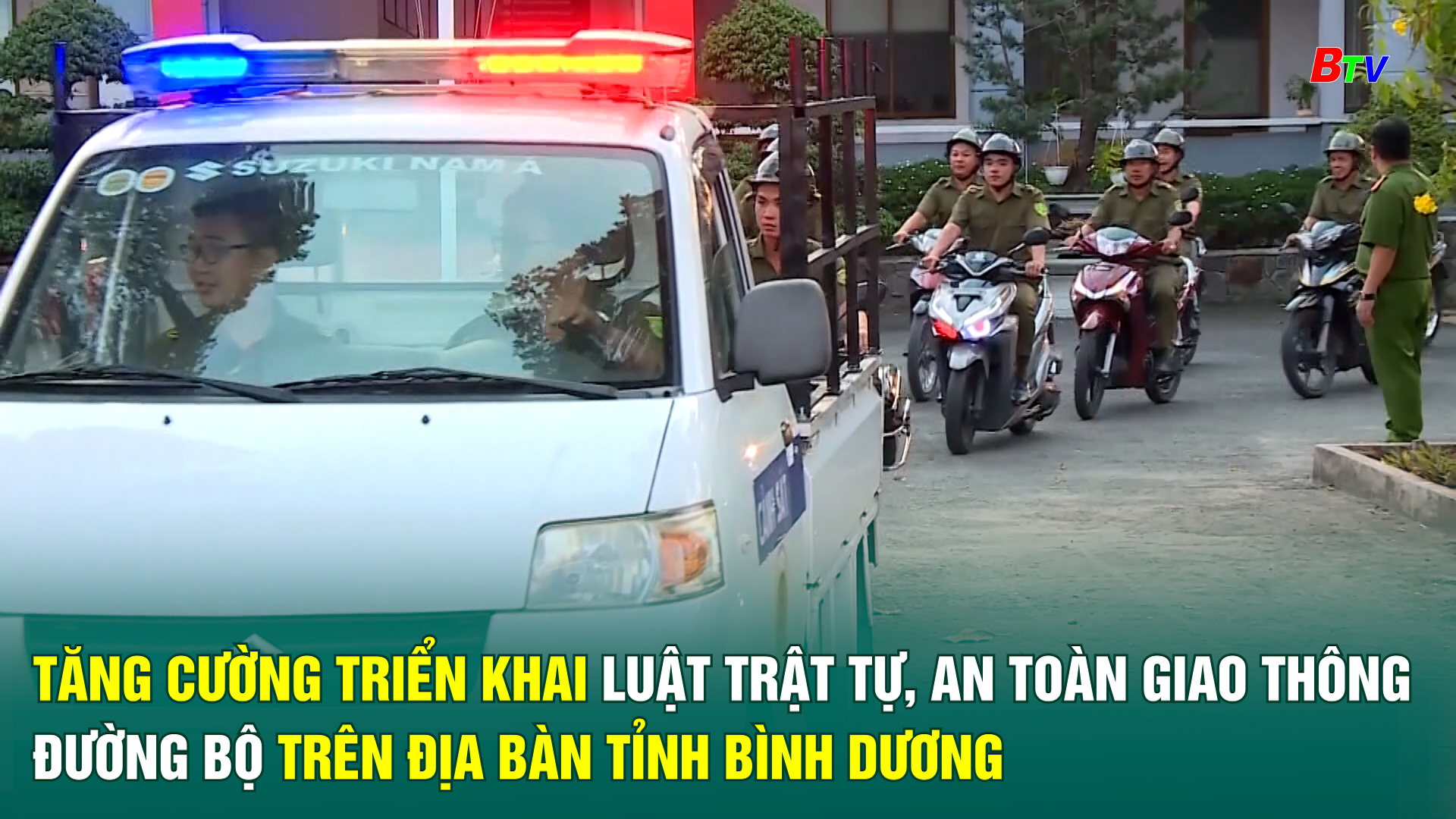 Tăng cường triển khai Luật Trật tự, an toàn giao thông đường bộ trên địa bàn tỉnh Bình Dương