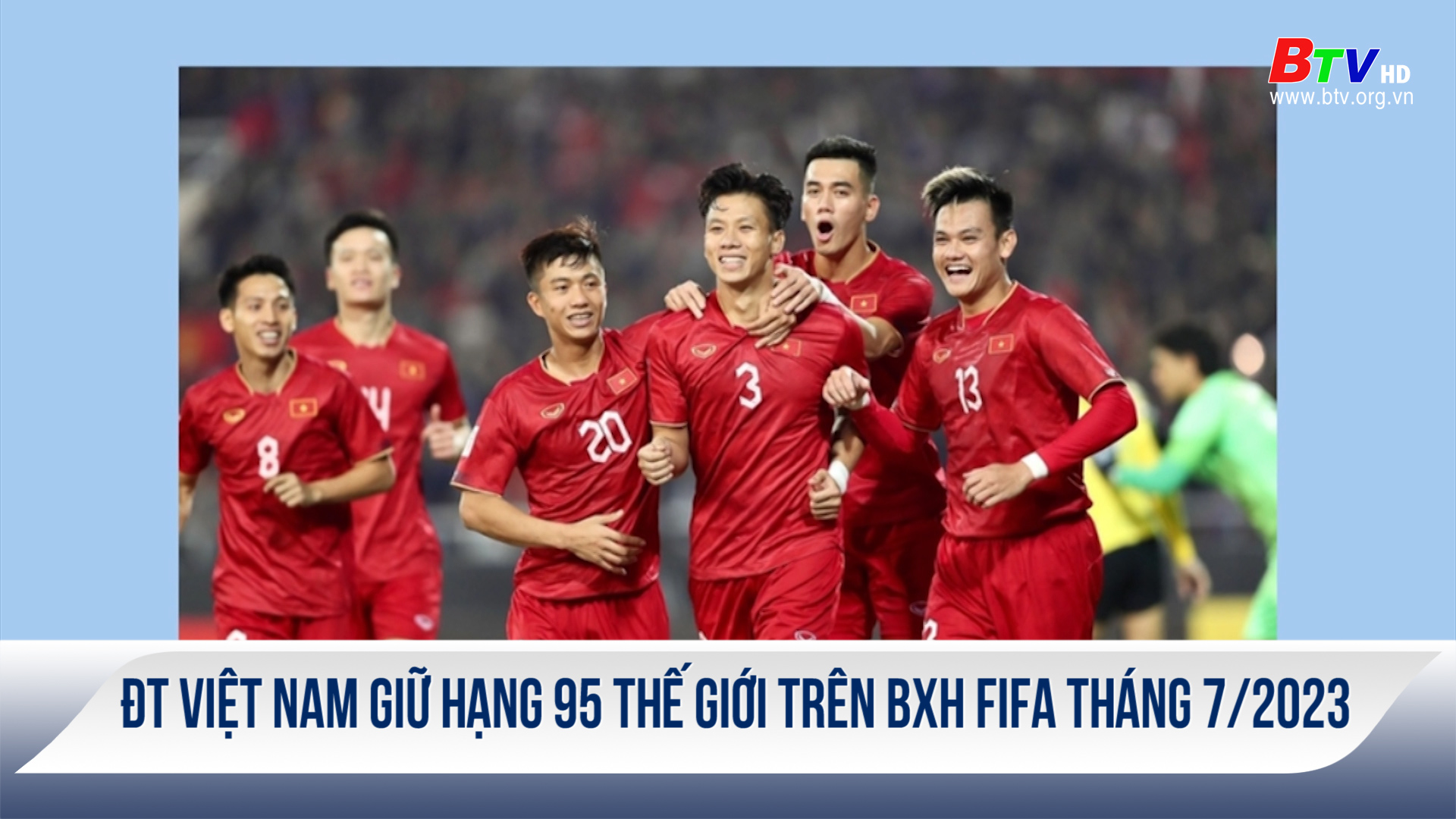 ĐT Việt Nam giữ hạng 95 thế giới trên BXH FIFA tháng 7/2023