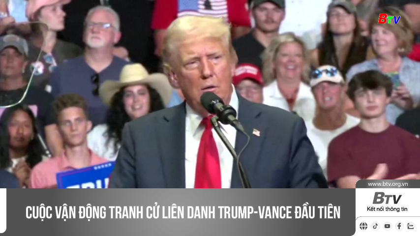 Cuộc vận động tranh cử liên danh Trump-Vance đầu tiên