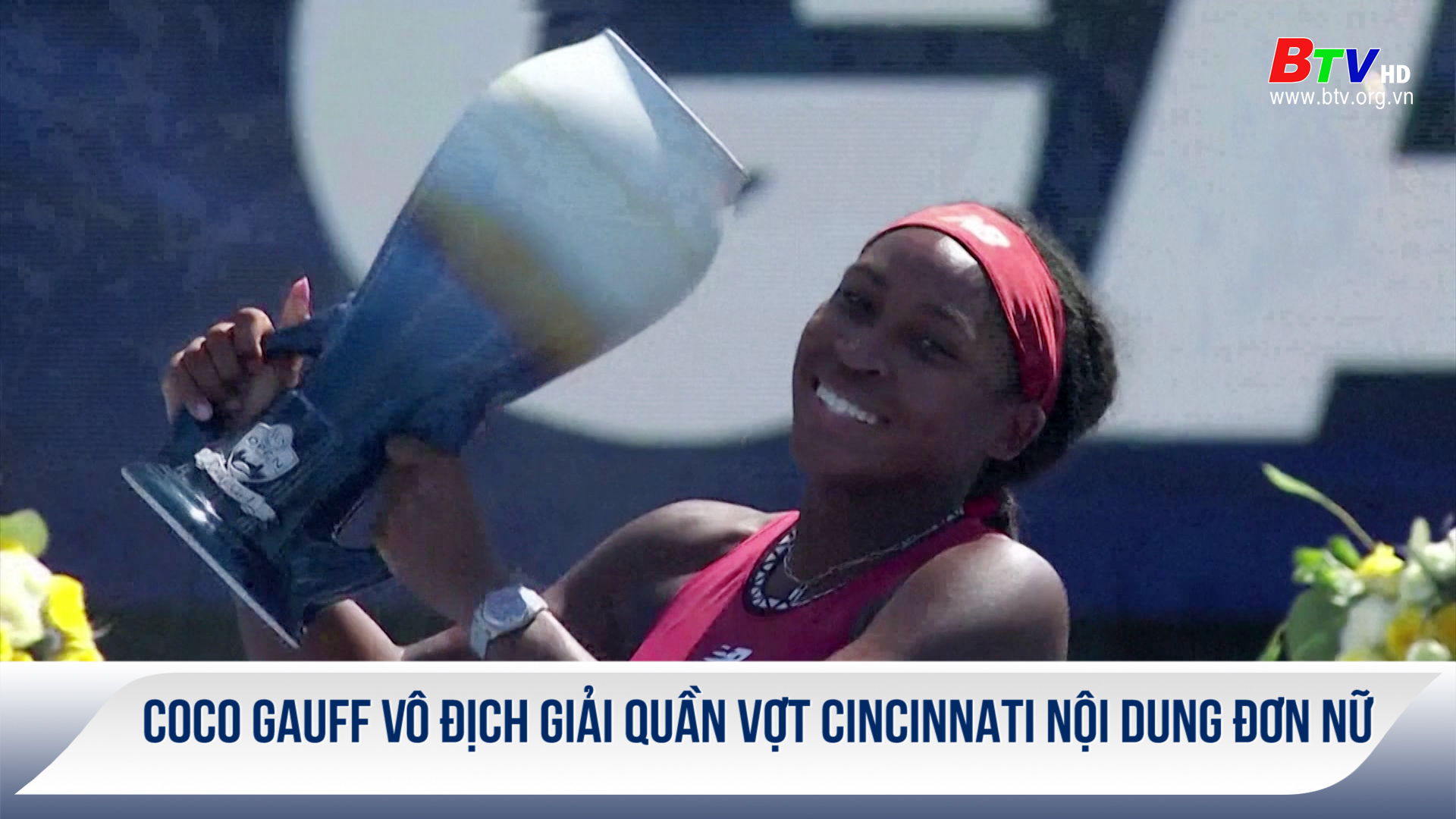 Coco Gauff vô địch Giải quần vợt Cincinnati nội dung đơn nữ