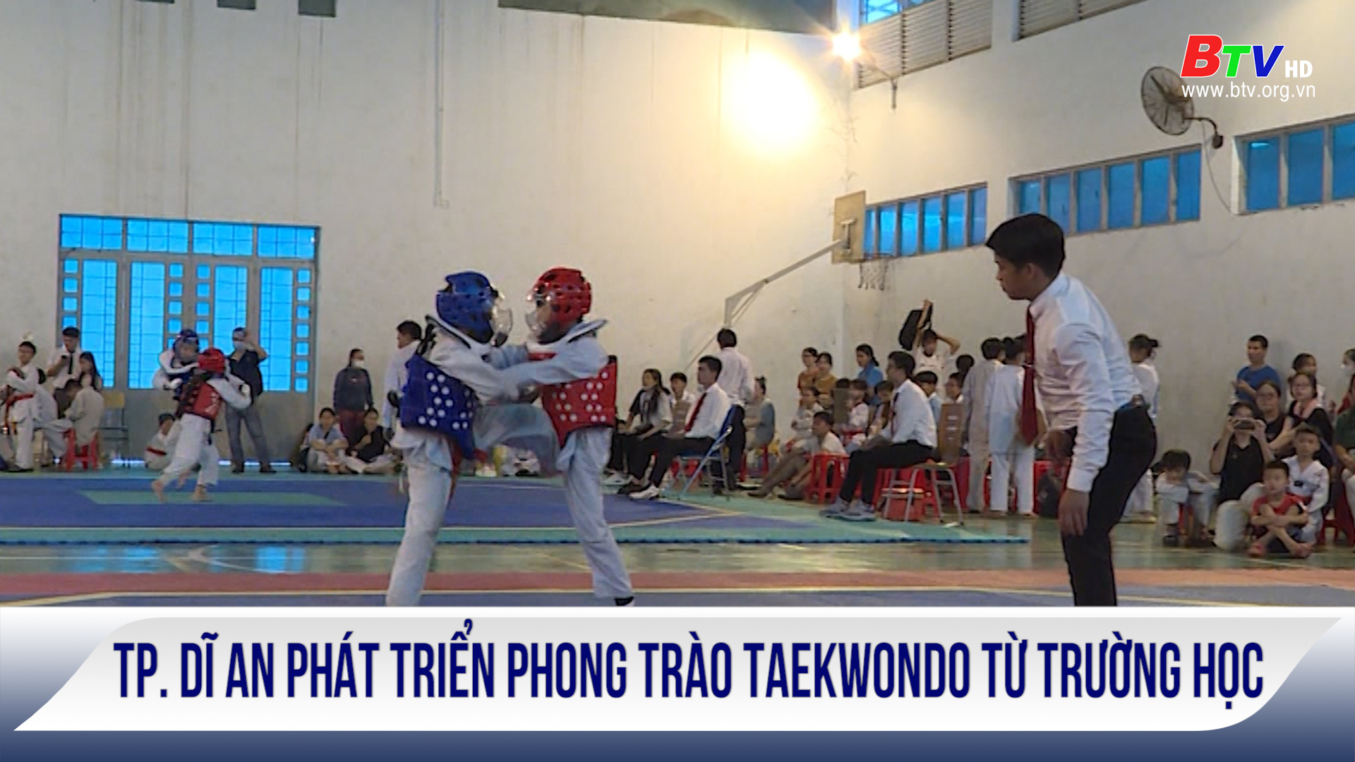 Thành phố Dĩ An phát triển phong trào Taekwondo từ trường học