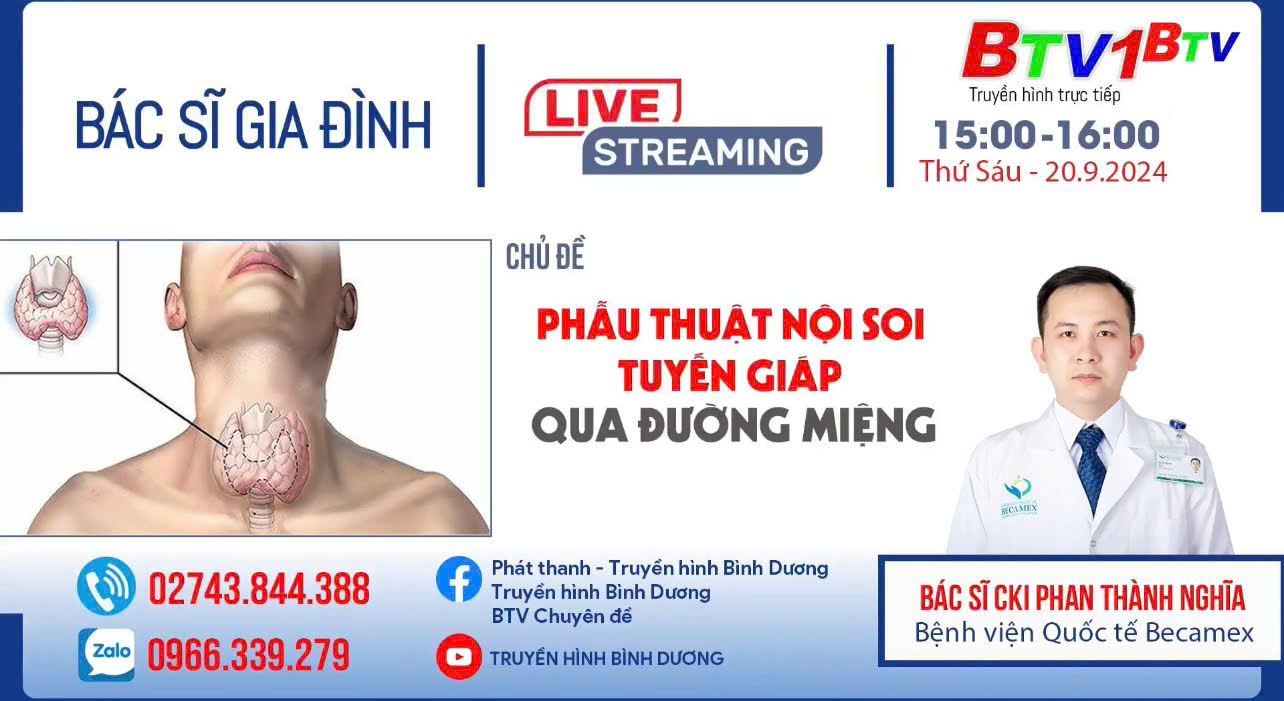 Phẫu thuật nội soi tuyến giáp qua đường miệng