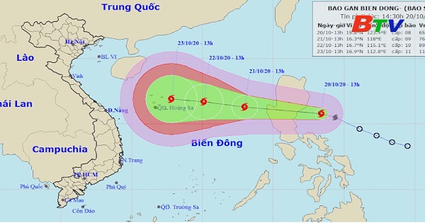 Tin bão gần biển Đông