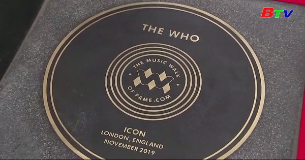 Ban nhạc The Who là nghệ sĩ đầu tiên được vinh danh tại Đại lộ Danh vọng âm nhạc LonDon mới khai trương
