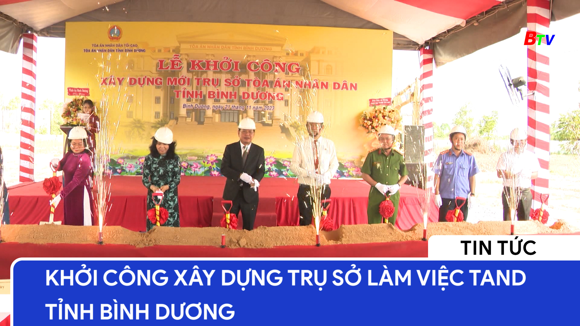 Khởi công xây dựng trụ sở làm việc TAND tỉnh Bình Dương