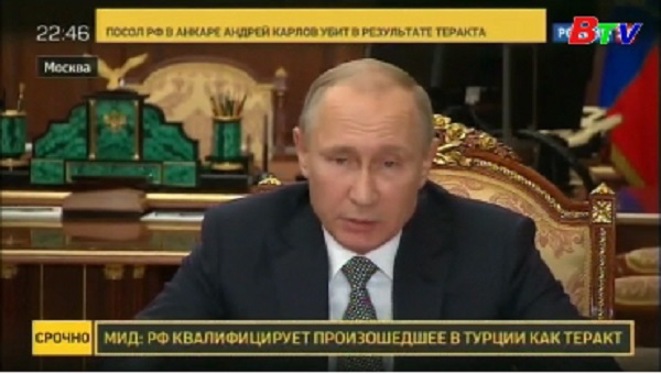 Tổng thống Nga chỉ thị tăng cường an ninh trong nước và nuớc ngoài