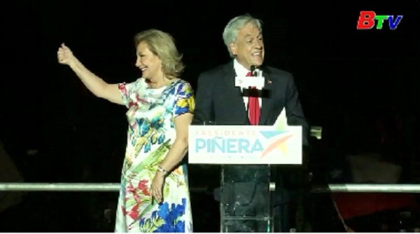 Ứng viên cánh hữu Sebastian Pinera trở thành tổng thống Chilê