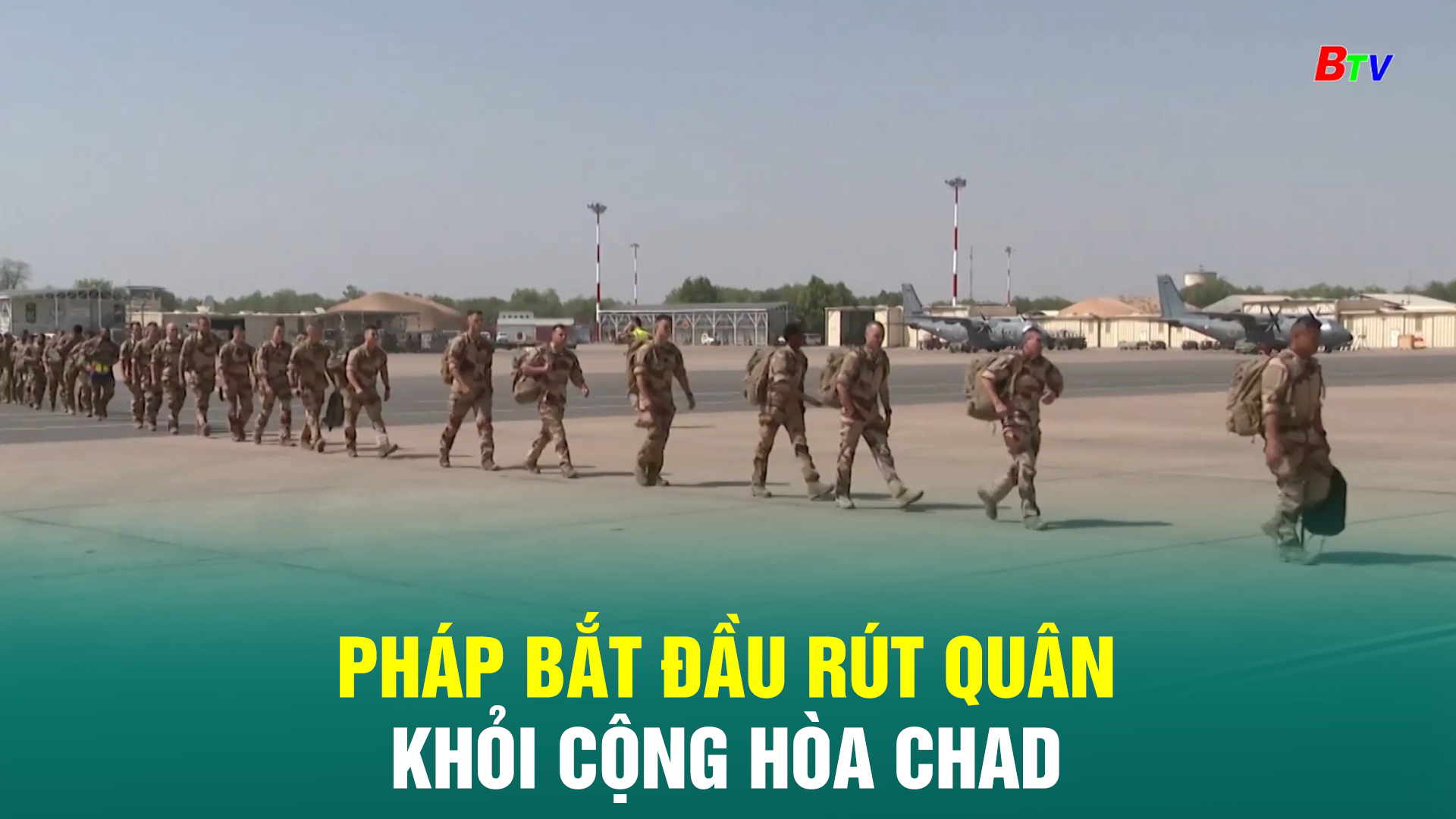 Pháp bắt đầu rút quân khỏi Cộng hòa Chad