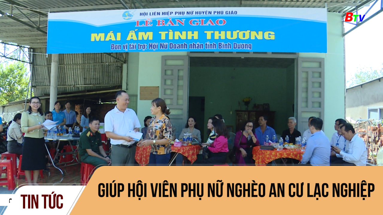 Giúp hội viên phụ nữ nghèo an cư lạc nghiệp