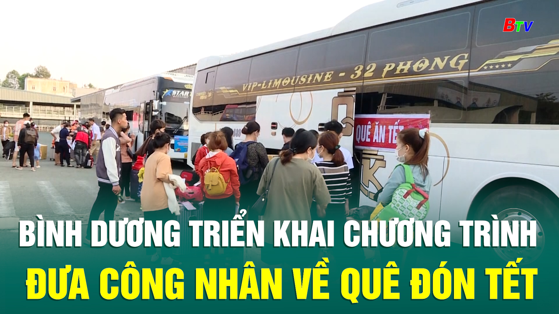 Bình Dương triển khai chương trình đưa công nhân về quê đón Tết