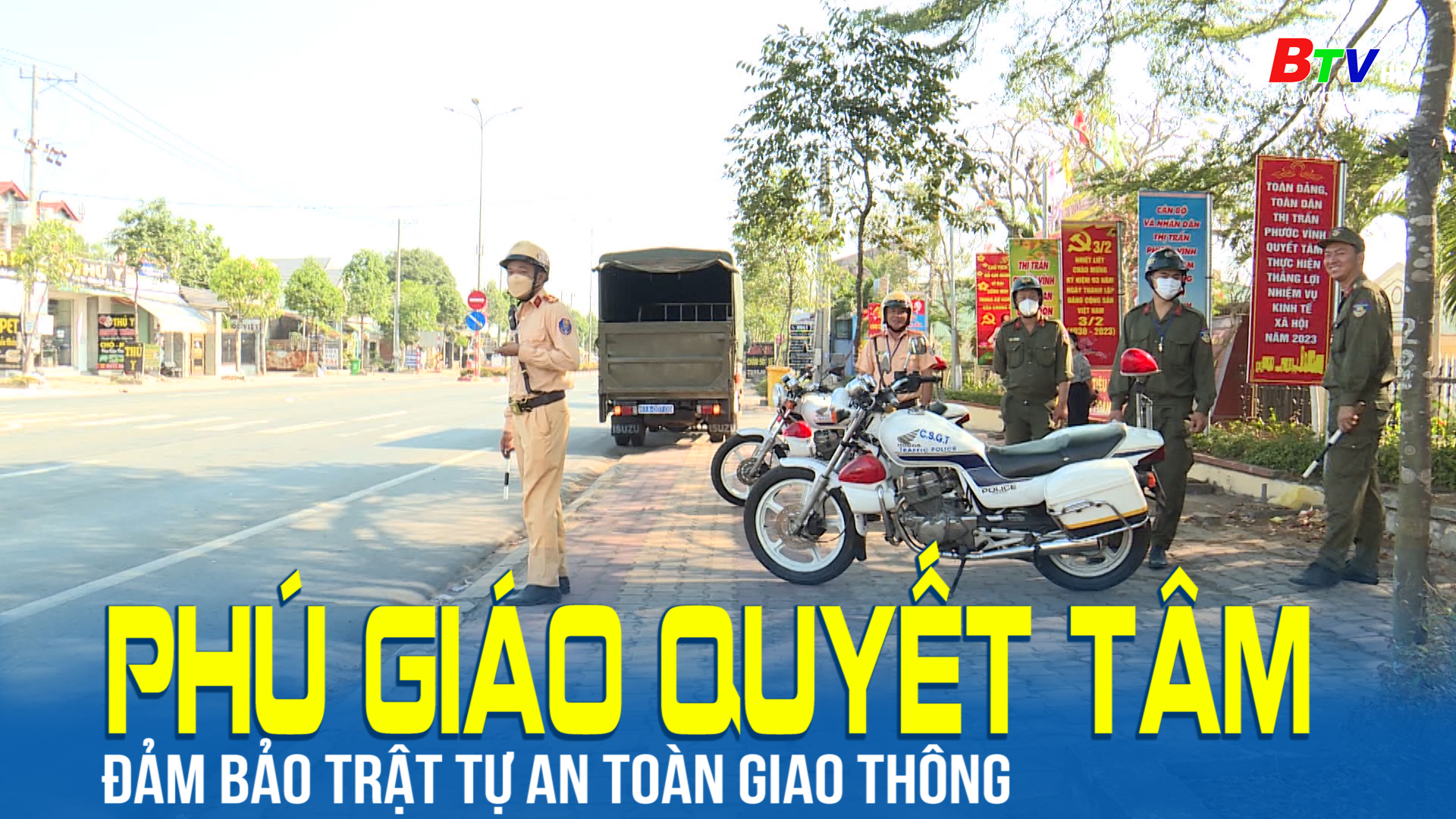 Phú Giáo quyết tâm đảm bảo trật tự an toàn giao thông