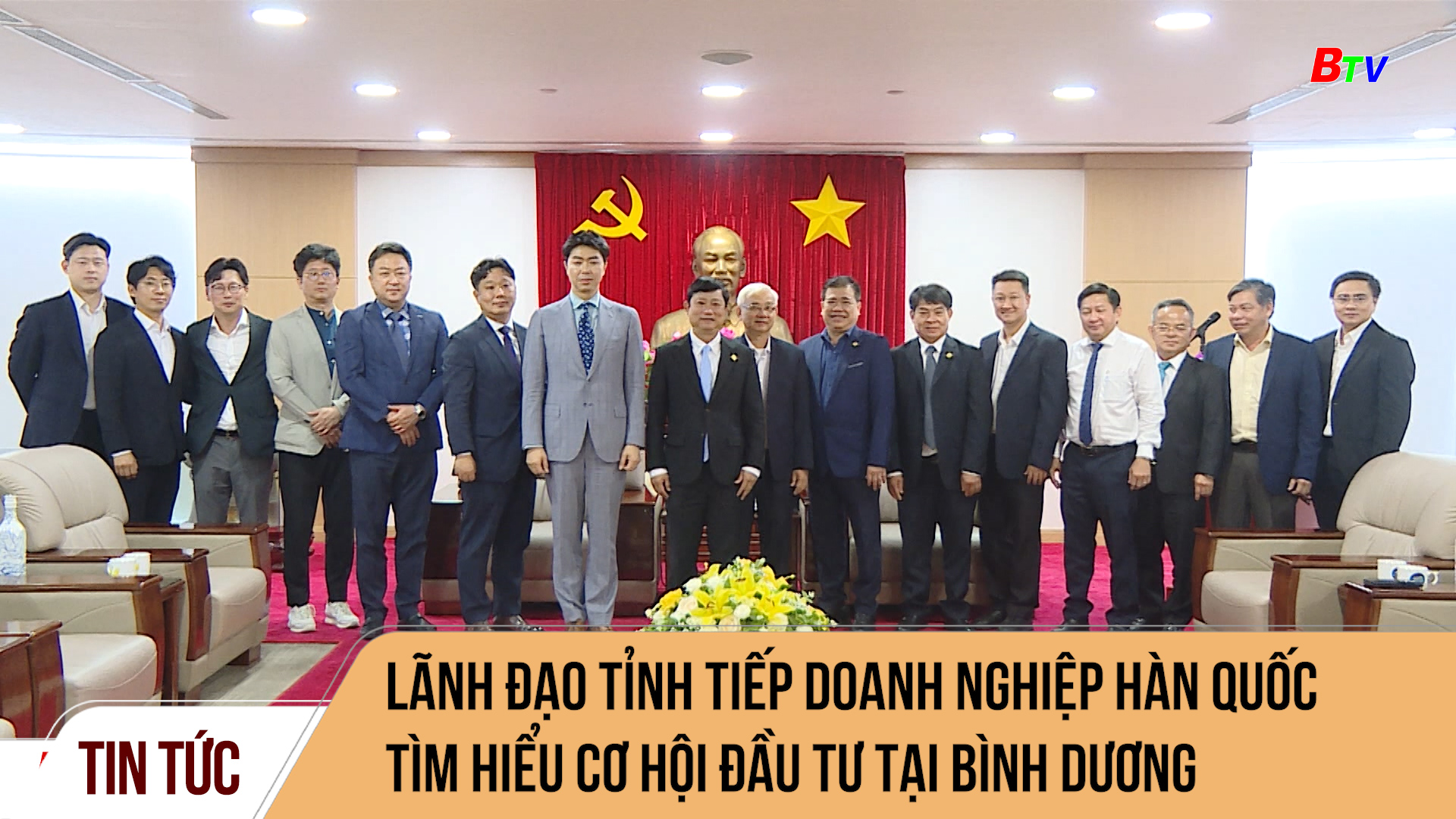 Lãnh đạo Tỉnh tiếp doanh nghiệp Hàn Quốc tìm hiểu cơ hội đầu tư tại Bình Dương