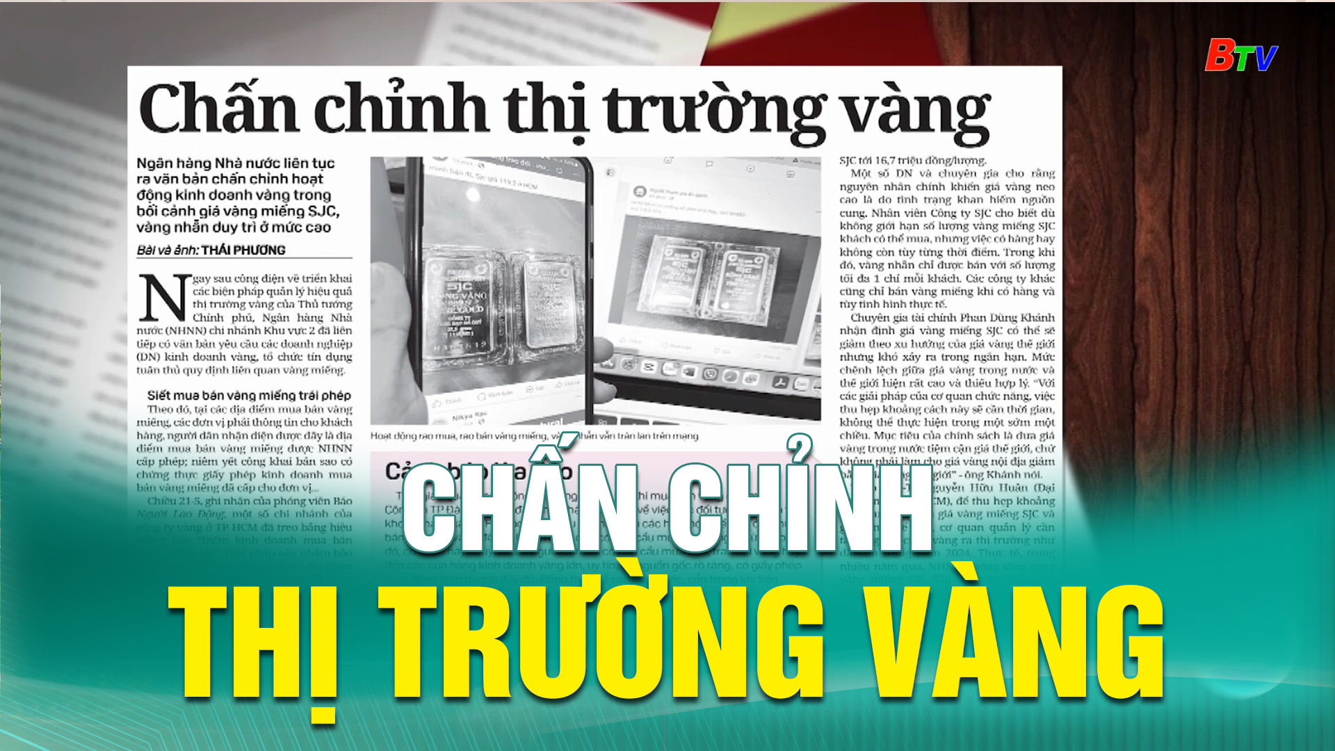 Chấn chỉnh thị trường vàng