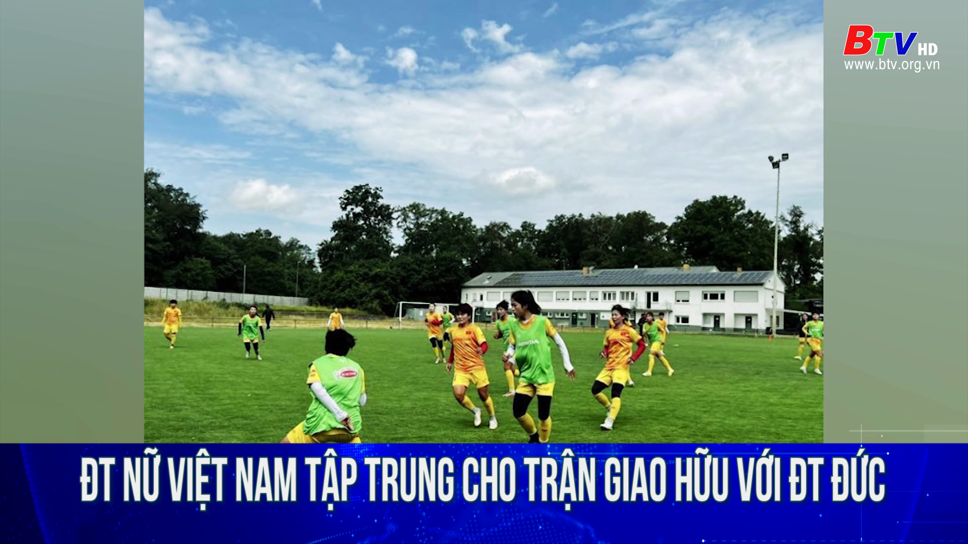 ĐT nữ Việt Nam tập trung cho trận giao hữu với ĐT Đức