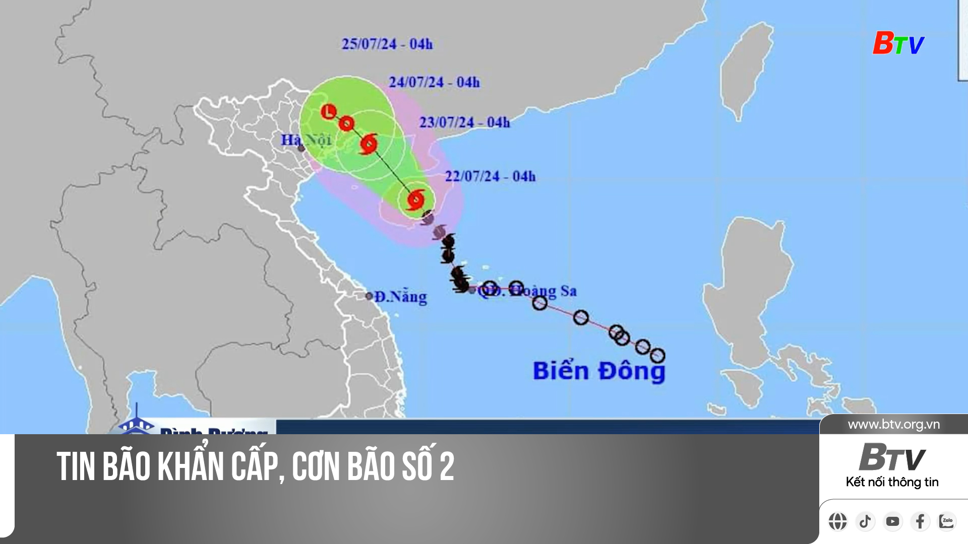 Tin bão khẩn cấp, cơn bão số 2