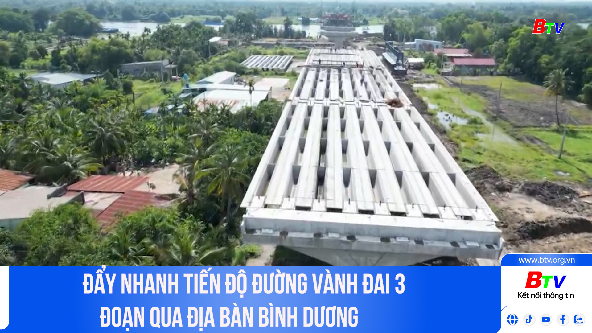 Đẩy nhanh tiến độ đường Vành đai 3 đoạn qua địa bàn Bình Dương 