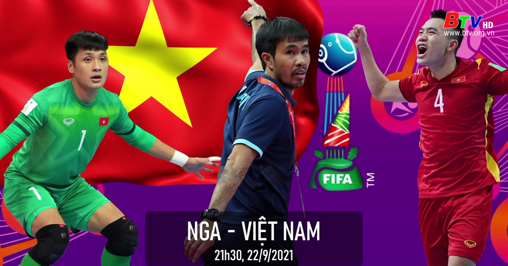 Futsal Việt Nam đón tin vui trước trận gặp đội tuyển Nga