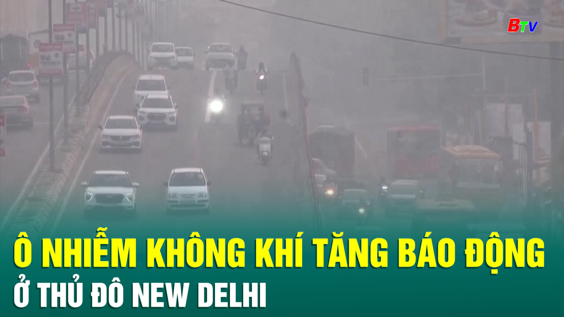 Ô nhiễm không khí tăng báo động ở thủ đô New Delhi