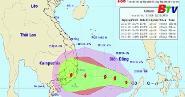 Tin áp thấp  nhiệt đới trên biển Đông