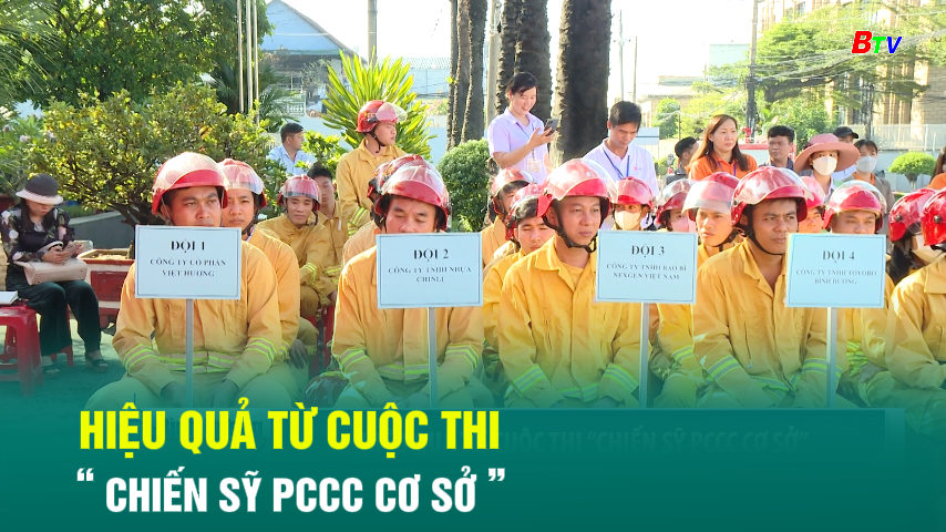 Hiệu quả từ cuộc thi “ Chiến sỹ PCCC cơ sở”