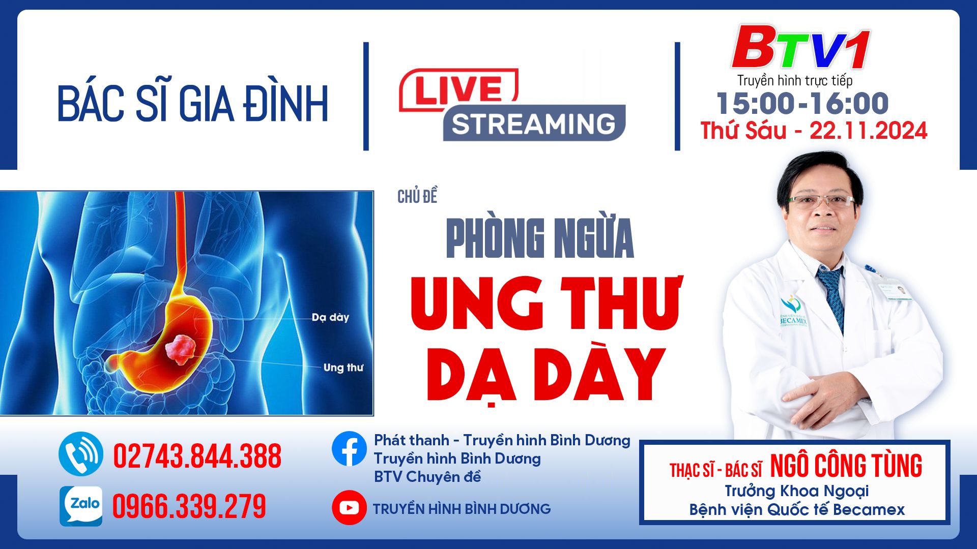 Phòng ngừa ung thư dạ dày | Bác sĩ gia đình